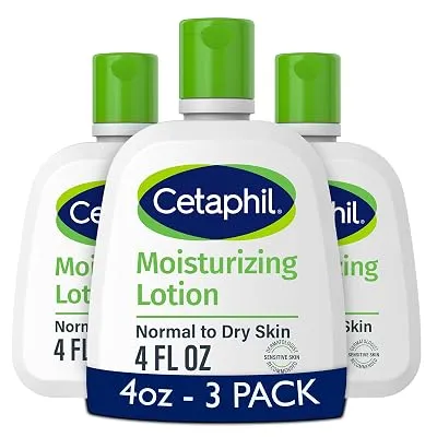 Cetaphil Moisturizing Face & Body Lotion 4oz, 3ct