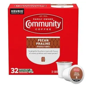 Community Coffee Pecan Praline Medium Roast K-Cup 32-Ct