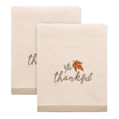 Avanti Linens Grateful Patch Cotton Velour Hand Towel Set, 2 Pack - $9.50 ($22.64)