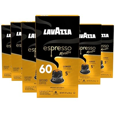Lavazza Espresso Maestro Lungo Aluminum Capsules Compatible - $16.14 ($29.22)