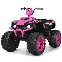 Costzon Kids ATV 12V Ride-On, Pink