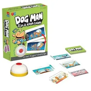 University Games Dog Man Flip-O-Rama Memory Card Game for Kids