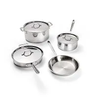 All-Clad D3® Stainless Steel Cookware Set, 7-Piece
