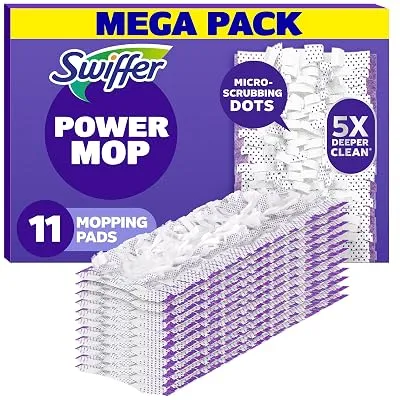 Swiffer PowerMop Multi-Surface Mopping Pad Refills, 11 Count - $9.09 ($18.99)