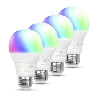 4-Pack Amazon Basics Color Changing LED Bulbs (Used – Very Good)