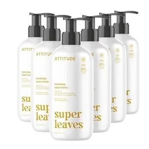 ATTITUDE Liquid Hand Soap, 6-Pack