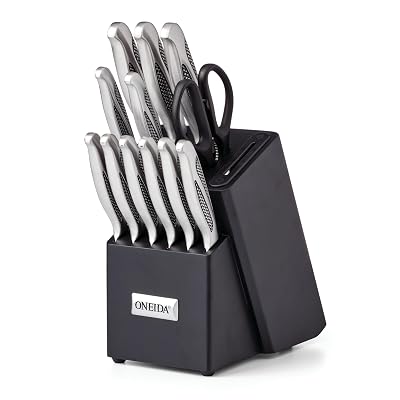 Oneida Crosshatch 14-Piece Kitchen Knife Set with Block - $39.88 ($56.95)