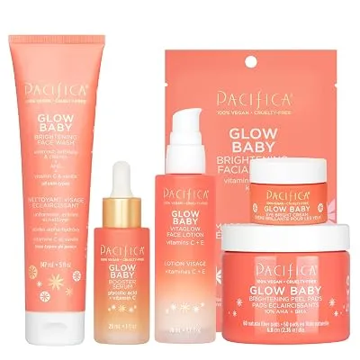 Pacifica Glow Baby Complete Skincare Set, 6 Piece