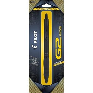 PILOT G2 Limited Matte Black Gel Pen, Fine Point 0.7mm
