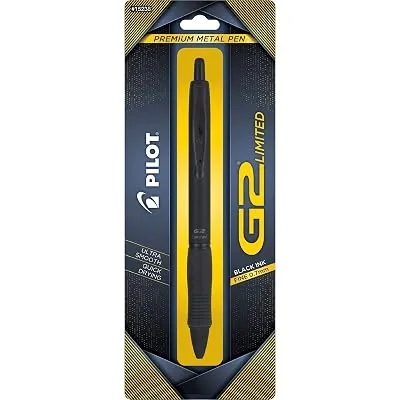 PILOT G2 Limited Matte Black Gel Pen, Fine Point 0.7mm