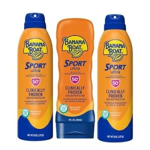 Banana Boat Sport SPF 50 Sunscreen 8 oz 3-Pack