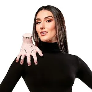 Rubies at Party City Wednesday TV Series: Thing Shoulder Sitter