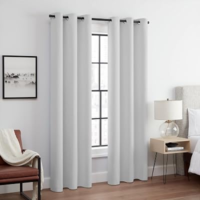 ECLIPSE Andover Solid Tripleweave Thermal Blackout Grommet Curtains - $17.75 ($26.12)
