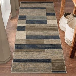 SUPERIOR Rockwood Modern Geometric Indoor Area Rug, 2’7″x10′