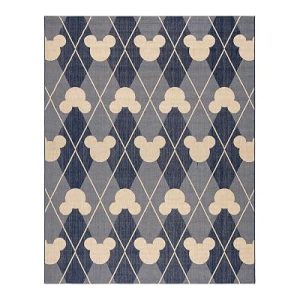 Gertmenian Disney Mickey Mouse Indoor Outdoor Area Rug – 8×10 Large