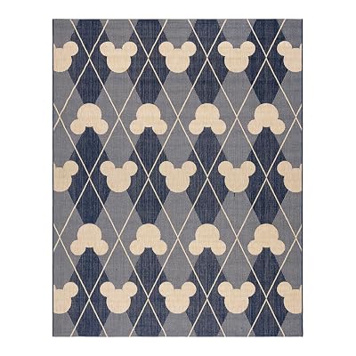Gertmenian Disney Mickey Mouse Indoor Outdoor Area Rug – 8×10 Large - $120.08 ($183.44)