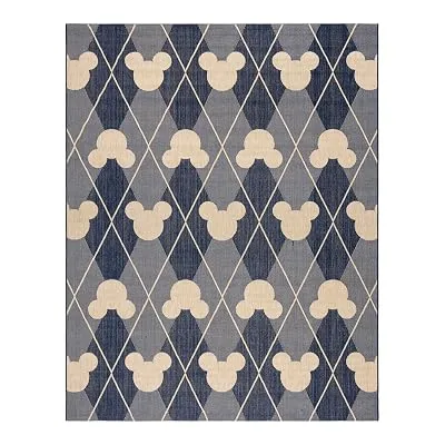 Gertmenian Disney Mickey Mouse Indoor Outdoor Area Rug – 8×10 Large
