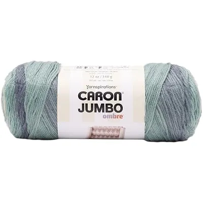 Caron Yarn Jumbo Print OMB WHTE Water