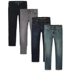 The Children’s Place Boys Multipack Stretch Straight Leg Jeans