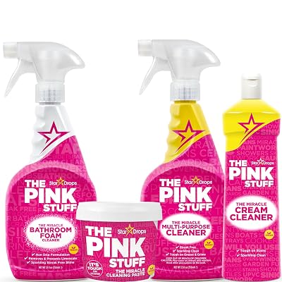 The Pink Stuff Miracle Cleaning Bundle (Paste, Spray, Foam, Cream) - $13.00 ($21.19)