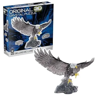 Bepuzzled Eagle Crystal 3D Puzzle Deluxe, 62-Pc Brain Teaser - $13.19 ($25.99)