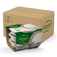 Bibigo Korean Sticky White Rice 7.4 Ounce, 18-Pack