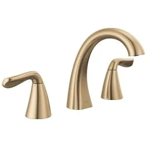 Delta Arvo Brushed Gold Faucet 3 Hole, 8 Inch