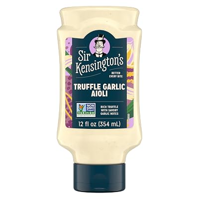 Sir Kensington’s Truffle Garlic Aioli 12 oz, Keto 2PK - $13.38 ($34.91)