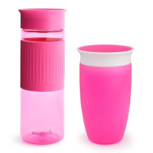 Munchkin Miracle 360 Spill Proof Sippy Cups 10 Ounce, 2 Pack