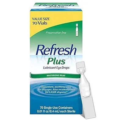 Refresh Plus Lubricant Eye Drops Preservative-Free - $11.81 ($20.76)