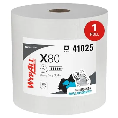 WypAll PowerClean X80 Heavy Duty Cloths - $38.24 ($67.43)