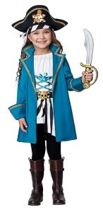 California Costumes Girl's Petite Pirate Costume for Toddlers Size 4/6