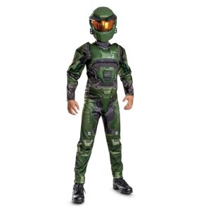 Disguise Halo Master Chief Muscle Costume for Kids