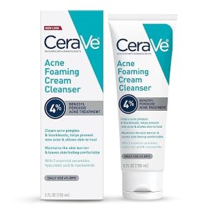 CeraVe Foaming Acne Cream Cleanser, 5oz