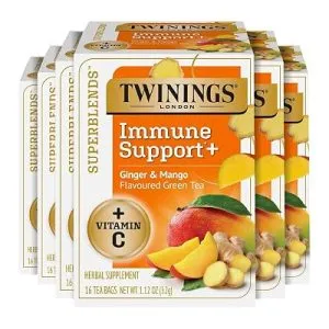 Twinings Superblends Immune Support+ Herbal Tea, 6-Pack