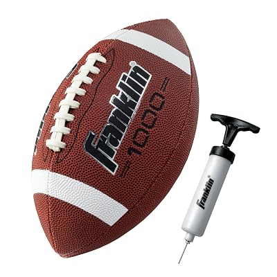 Franklin Sports Junior Grip-Rite PVC Football with Tee - $10.39 ($19.99)