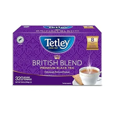 Tetley British Blend Black Tea, 320 Count - $10.13 ($15.29)