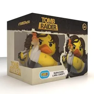 TUBBZ Tomb Raider Lara Croft Rubber Duck Toy Boxed 3.5″