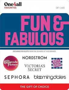 One4all Fun & Fabulous $50 Gift Card