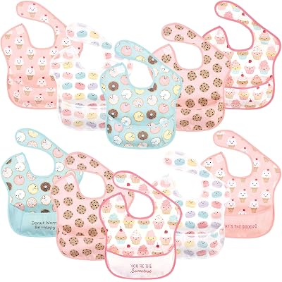 Hudson Baby Unisex Baby Waterproof Polyester Bibs - $8.32 ($14.01)