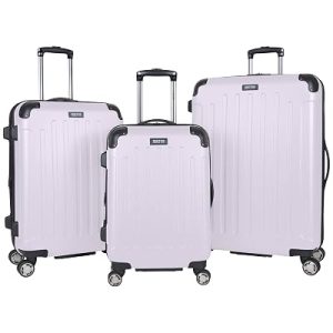 Kenneth Cole REACTION Renegade 3-Piece Luggage Set (20/24/28), Orchid Ice