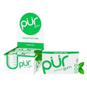 PUR Gum Spearmint, 108 Count