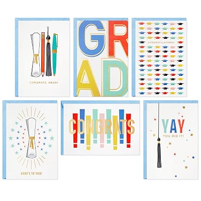 Hallmark Graduation Cards with Envelopes, Assorted 36-Pack - $9.60 ($18.99)