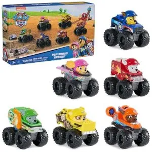 Paw Patrol Rescue Wheels Pup Squad Racers Gift Set 6-Piece