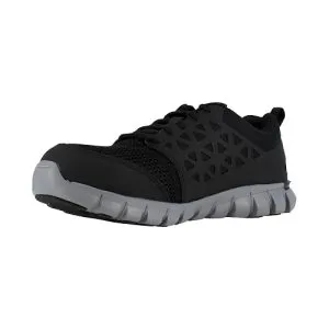Reebok Mens Black Sublite Cushion Work Alloy Toe SRO Athletic 3.0 M
