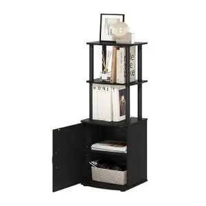 Furinno Turn-N-Tube Tall TV Entertainment Side Table Display Rack…