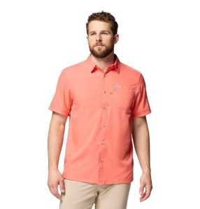 Columbia Mens Slack Tide Short Sleeve Camp Shirt
