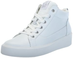 Naturalizer Womens Morrison Mid High Top Fashion Casual Sneaker Whiteu2026