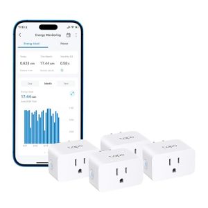 Tapo Smart Plug with Energy Monitoring P115 (4-Pack)