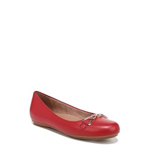 Naturalizer Womens Maxwell-Bit Chain Detail Round Toe Slip On Balletu2026